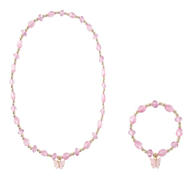 name it 2er Set Halskette und Armband - Schmetterling