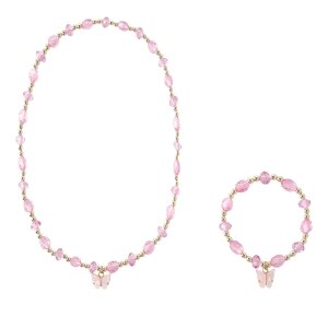 name it 2er Set Halskette und Armband - Schmetterling