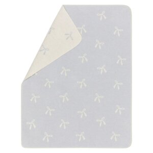 DF Babydecke - Schleifchen hellblau 70x90cm