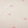DF Babydecke - Herzen allover altrosa 70x90cm