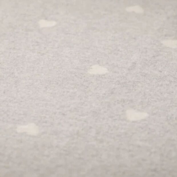 DF Babydecke - Herzen allover filz 70x90cm