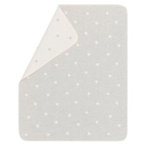 DF Babydecke - Herzen allover filz 70x90cm