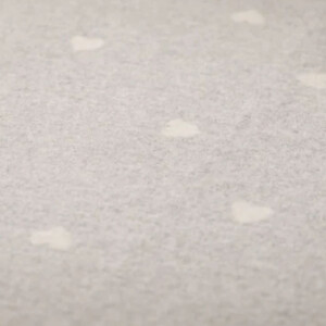 DF Babydecke - Herzen allover filz 70x90cm