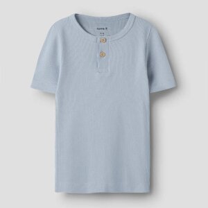 name it Kurzarm Top Blue Fog