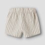 name it Bio Baumwolle Shorts - Chateau Gray Cloud Dancer