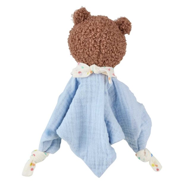 Sterntaler Musselin Schmusetuch Bär Bob 23cm - eisblau
