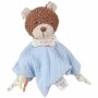 Sterntaler Musselin Schmusetuch Bär Bob 23cm - eisblau