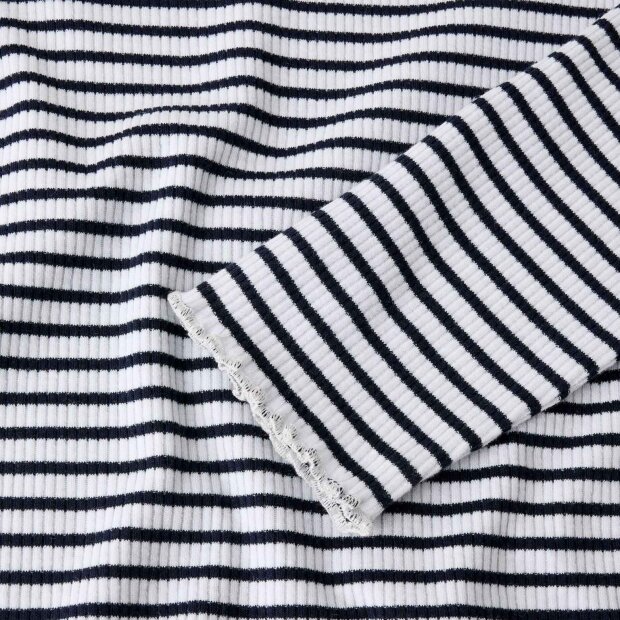 name it Langarm slim-fit Top navy blazer