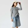 name it Langarm slim-fit Top navy blazer