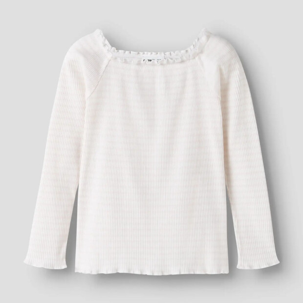 name it Langarm slim-fit Top Cradle Pink