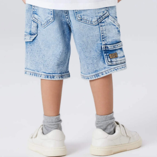 name it lockere Jeans Bermuda light blue denim