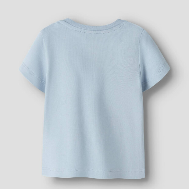 name it Top Kurzarm Blue Fog