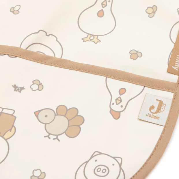 Jollein Lätzchen wasserdicht mit Ärmeln - Miffy Family Farm