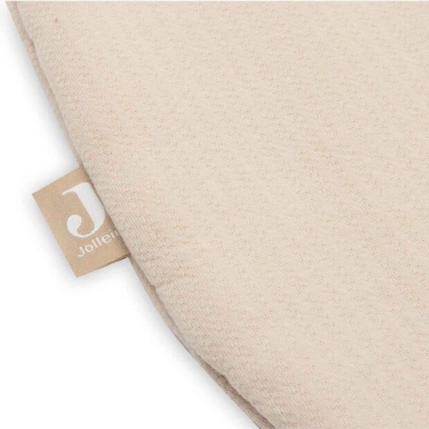 Jollein Baby Schlafsack Newborn Jersey 60cm - Soft Twine Sand (0-3M) 2.5TOG