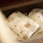Jollein Spucktuch Hydrophill 70x70cm - Miffy Family Farm - 3 Stück