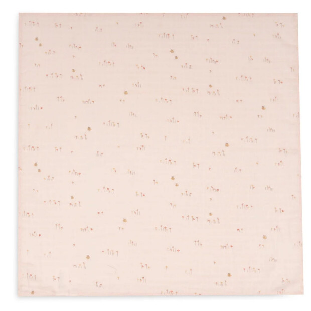 Jollein Spucktuch Hydrophill 70x70cm - Pretty Picnic 3 Stück