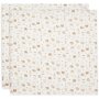 Jollein Spucktuch Hydrophill 115x115cm - Miffy Family Farm 2 Stück