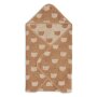 Jollein Kapuzenhandtuch Frottee 75x75cm - Teddy Biscuit