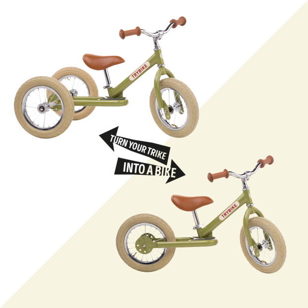 Umbauset Tricycle Rad Kit Beige von Kleine Flitzer