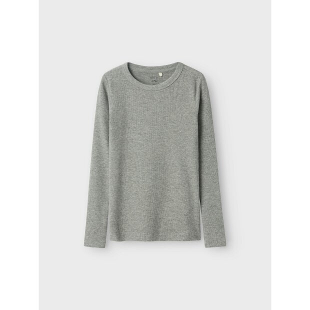 name it Langarm Top Grey Melange