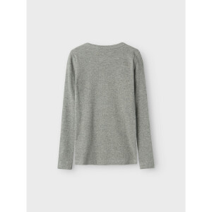 name it Langarm Top Grey Melange