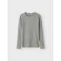 name it Langarm Top Grey Melange