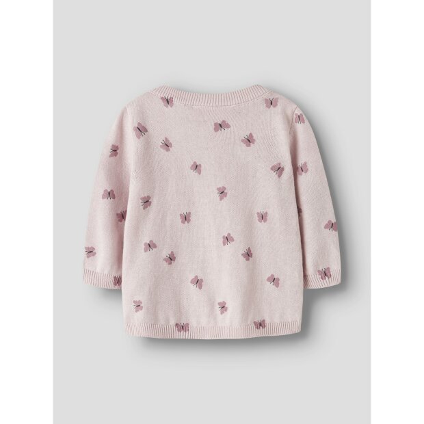 name it Strickjacke Schmetterling rosa Lotus