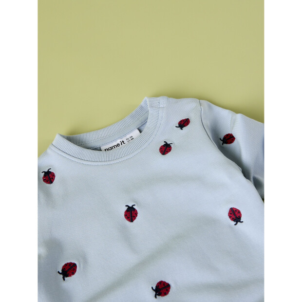 name it Sweatshirt Langarm subdued blue