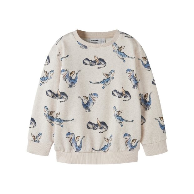 name it Langarm Sweatshirt Peyote Melange