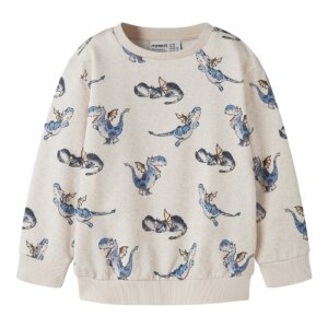 name it Langarm Sweatshirt Peyote Melange
