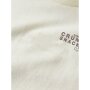 name it Kurzarm Top mit box-print antique white