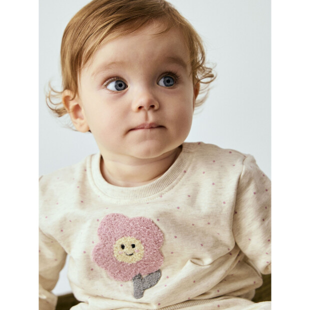 name it Langarm Sweatshirt peyote melange