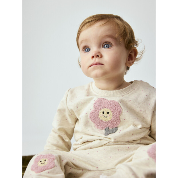 name it Langarm Sweatshirt peyote melange