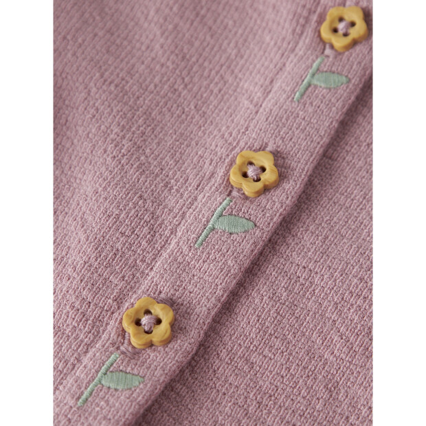 name it Langarm Sweatshirt Cardigan Lilas