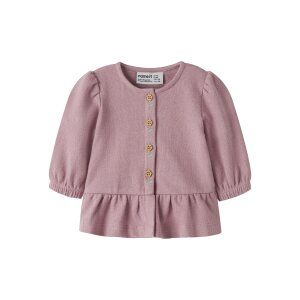 name it Langarm Sweatshirt Cardigan Lilas