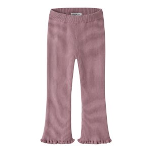 name it flare strickHose lilas