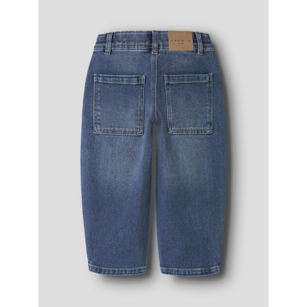 name it Barrel Jeans Medium Blue Denim