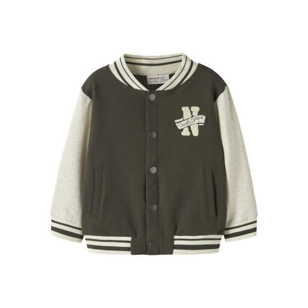 name it Sweatshirt Langarm mit Kapuze braun peat