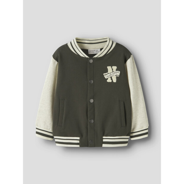 name it Sweatshirt Langarm mit Kapuze braun peat