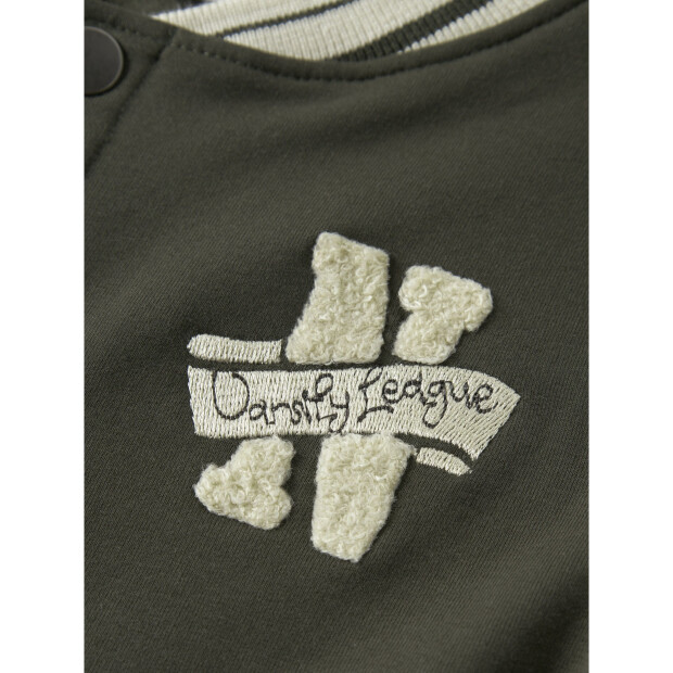 name it Sweatshirt Langarm mit Kapuze braun peat