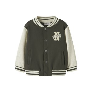 name it Sweatshirt Langarm mit Kapuze braun peat