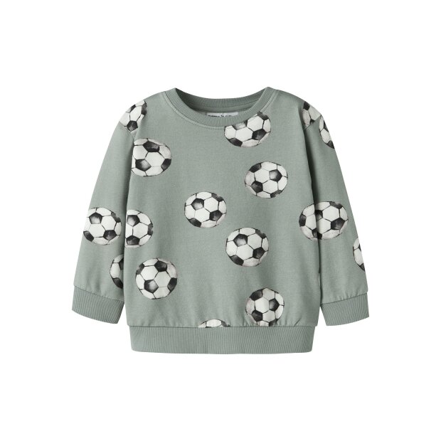 name it Sweatshirt Langarm mit Box-Print Green Milieu