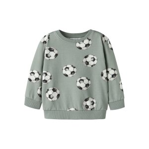 name it Sweatshirt Langarm mit Box-Print Green Milieu