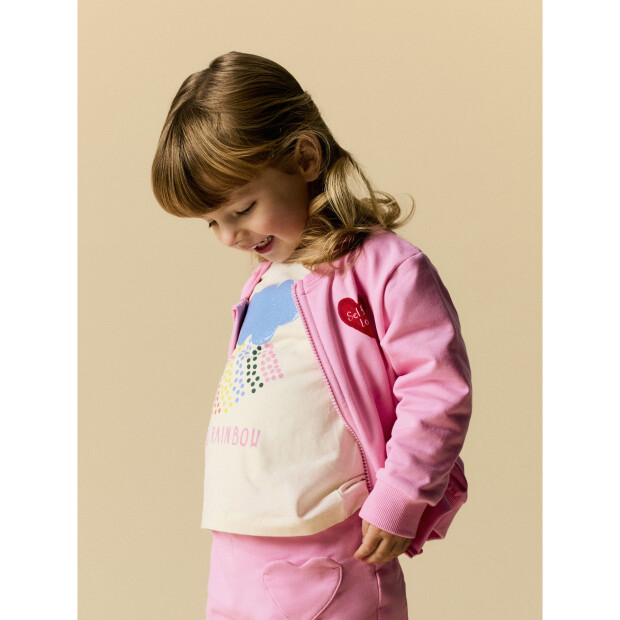 name it Sweatshirt Langarm begonia pink