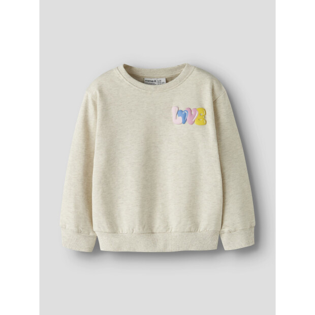 name it Sweatshirt Langarm braun Peyote Melange