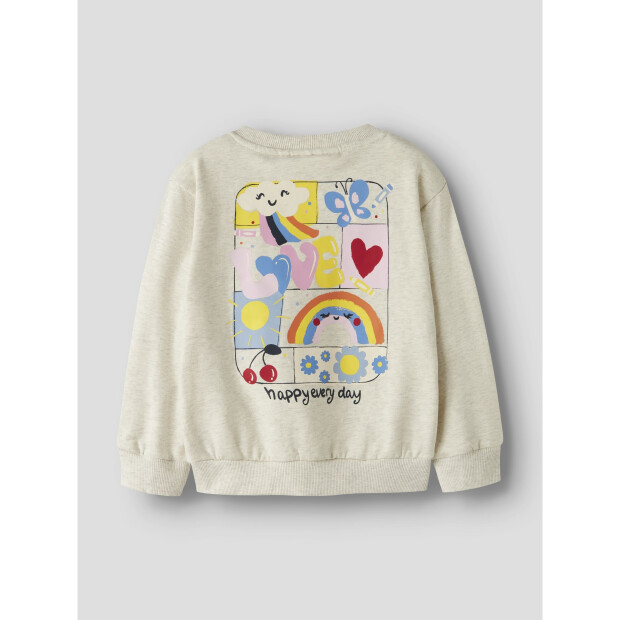 name it Sweatshirt Langarm braun Peyote Melange