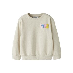 name it Sweatshirt Langarm braun Peyote Melange