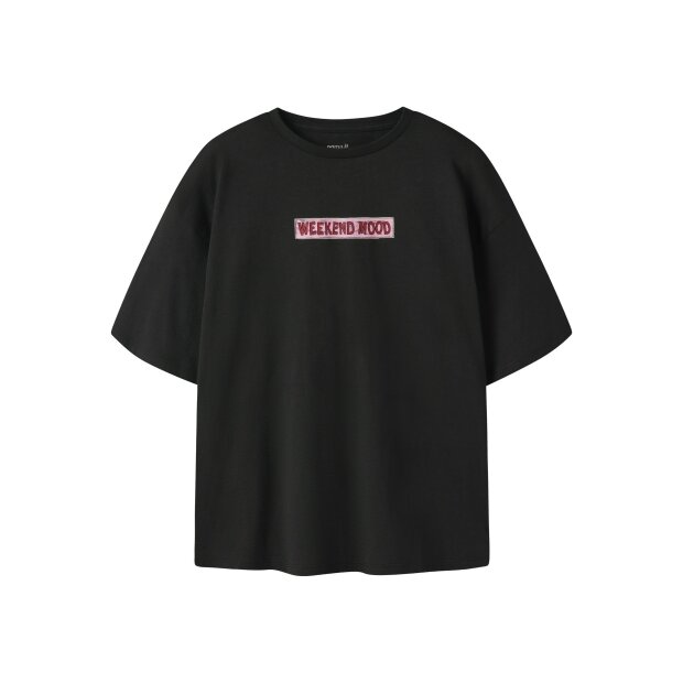 name it Kurzarm Top Black