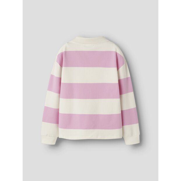name it Polo Sweatshirt Langarm begonia pink