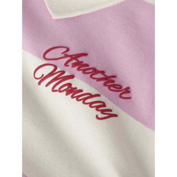 name it Polo Sweatshirt Langarm begonia pink